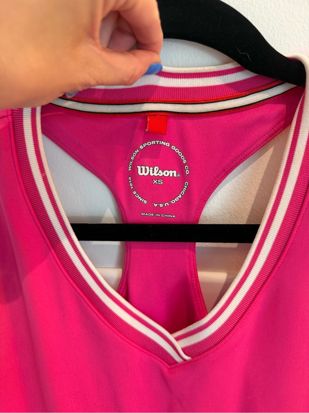 Wilson Tiebreaker Tennis Dress in Fuscia - Picture 2 of 3